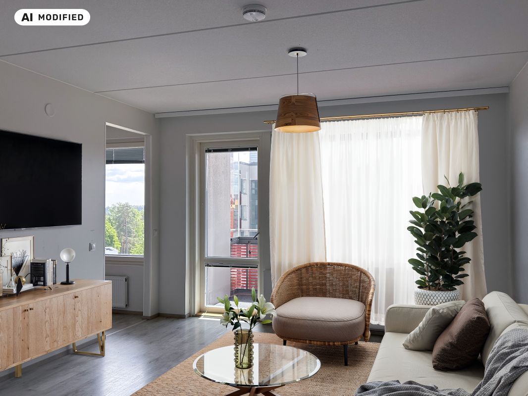 va on sisustettu tekoälyn avulla. - Kaksio, Helsinki, Roihuvuori