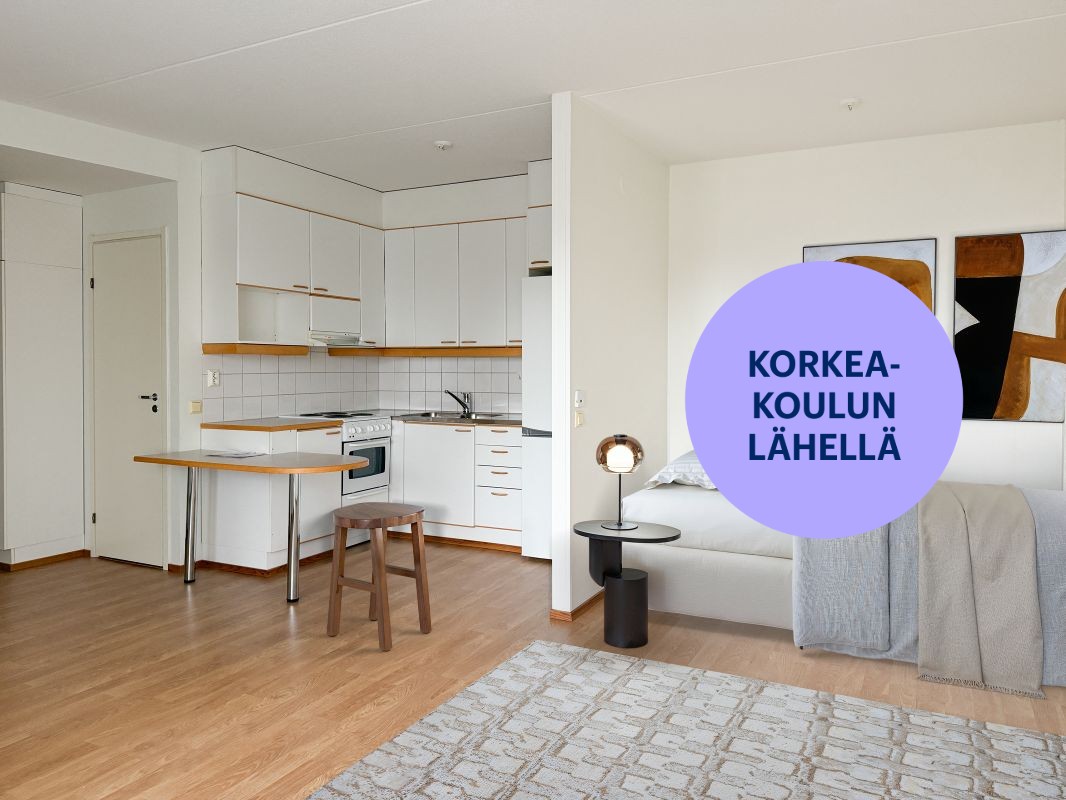 Virtuaalisisustettu - Yksiö, Oulu, Toppila