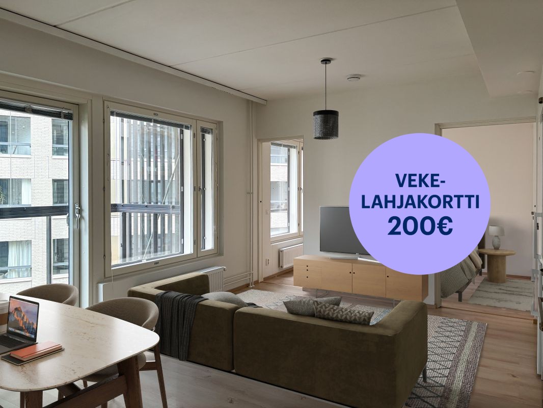 Virtuaalikalustettu - Kaksio, Helsinki, Jätkäsaari