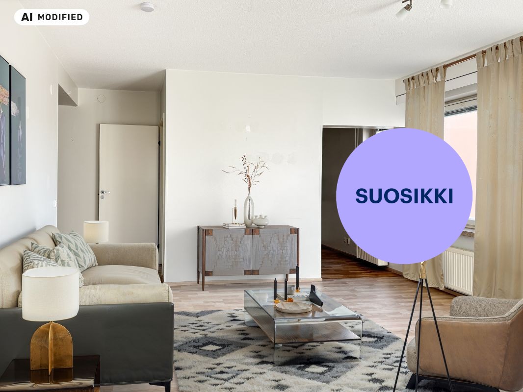 Sisustettu tekoälyn avulla - Kolmio, Kuopio, Keskusta