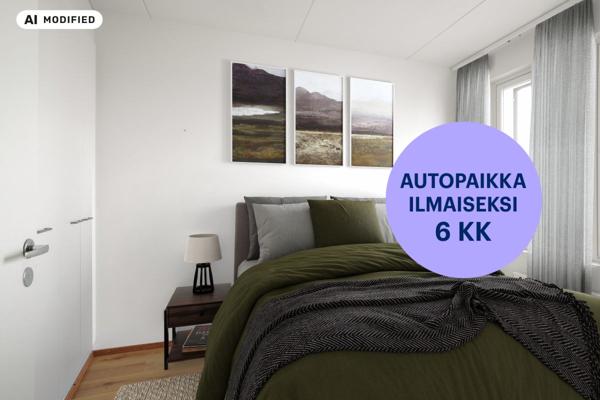 Kuva on sisustettu tekoälyn avulla. - Kaksio, Espoo, Tuomarila