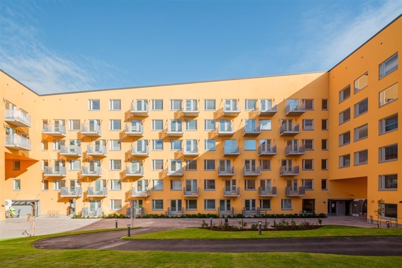 Talon sisäpiha. - Kaksio, Vantaa, Tikkurila