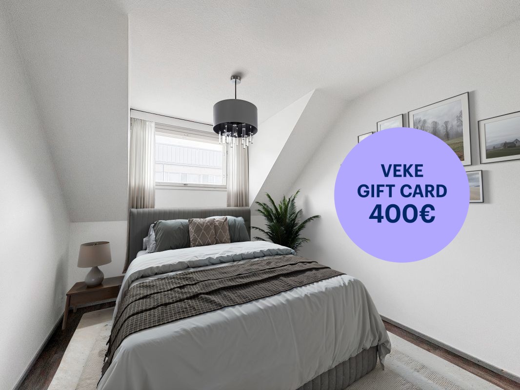 Kuva on virtuaalisesti sisustettu. - 3 bedrooms, Turku, Keskusta