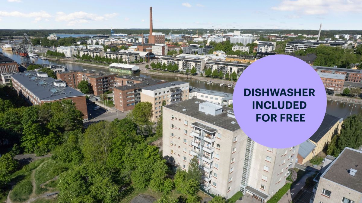 1-bedroom apartment, Turku, Martti