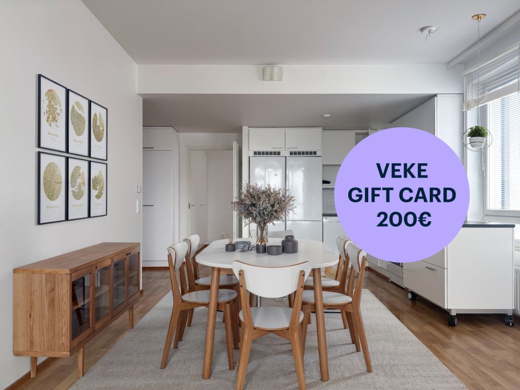 Kuva on virtuaalisesti sisustettu. - 2 bedrooms, Helsinki, Herttoniemi