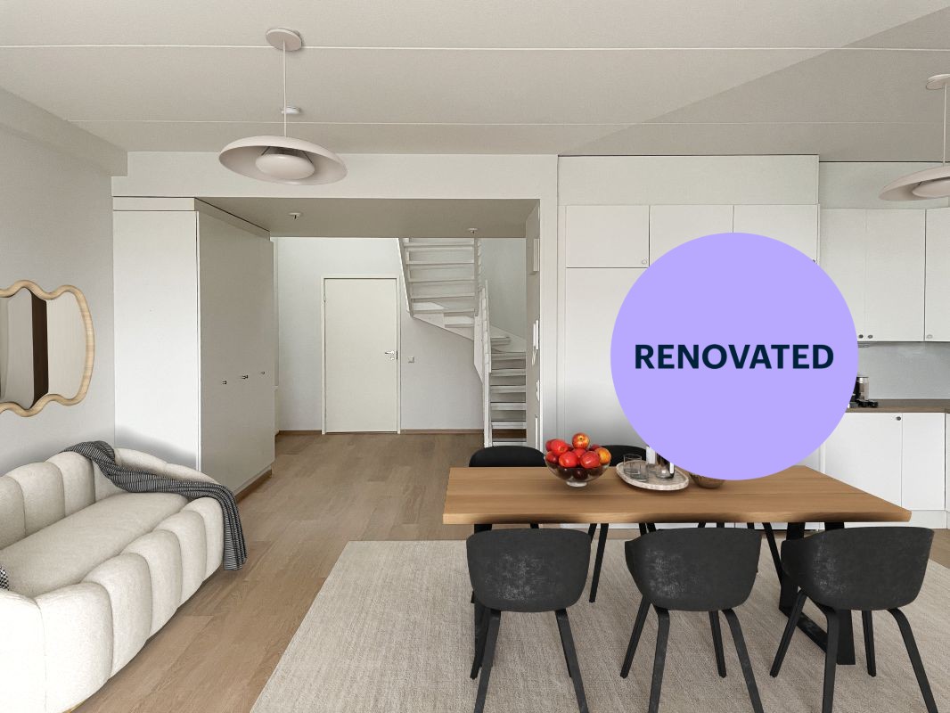 Virtuaalikalustettu - 4 bedrooms, Helsinki, Sörnäinen
