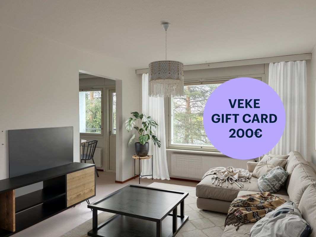 Kuva virtuaalisisustettu. - 1-bedroom apartment, Vantaa, Korso