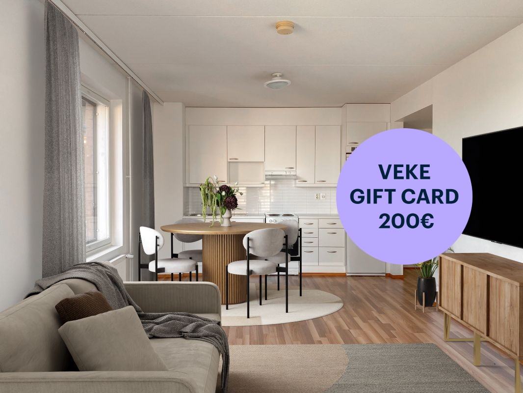 Kuva virtuaalisisustettu - 1-bedroom apartment, Vantaa, Veromies