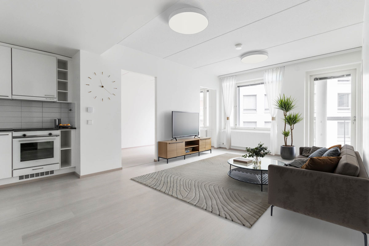 Kuva virtuaalisisustettu. - 2 bedrooms, Helsinki, Jätkäsaari