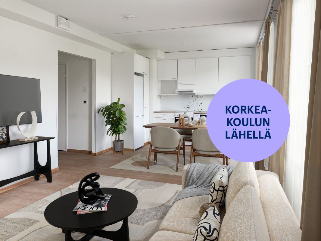 Virtuaalisisustettu - Kaksio, Jyväskylä, Keskusta