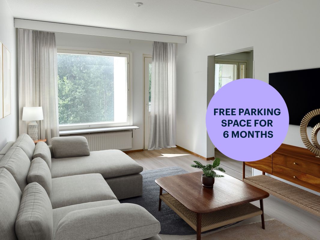 Kuva virtuaalisisustettu. - 1-bedroom apartment, Kerava, Kannisto
