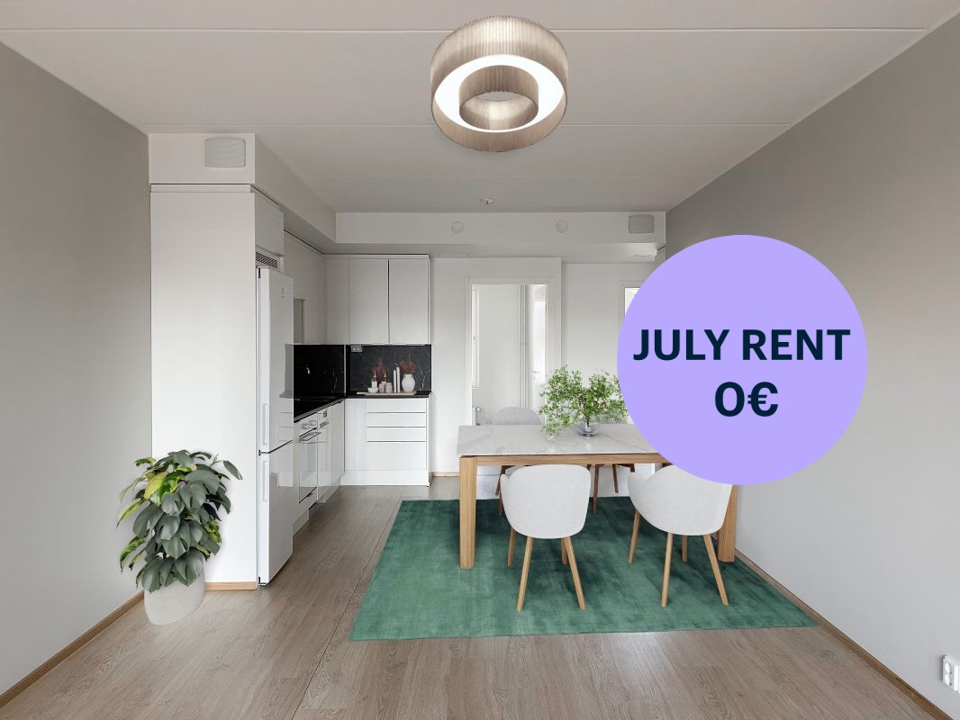 Kuva on virtuaalisesti sisustettu. - 2 bedrooms, Espoo, Niittykumpu