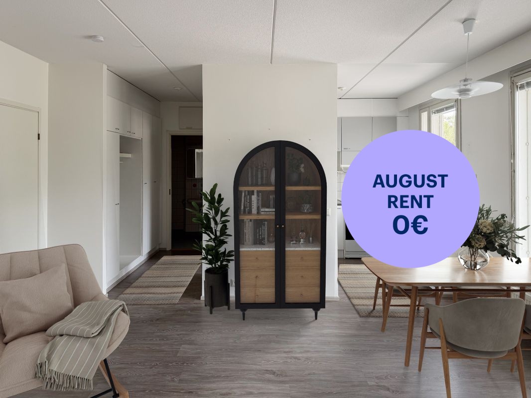 Virtuaalisisustettu - 1-bedroom apartment, Kirkkonummi, Keskusta