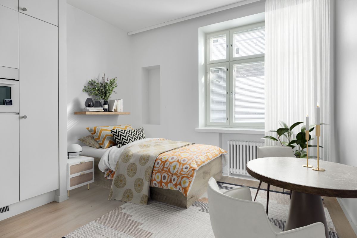 Virtuaalikalustettu - Yksiö, Helsinki, Töölö
