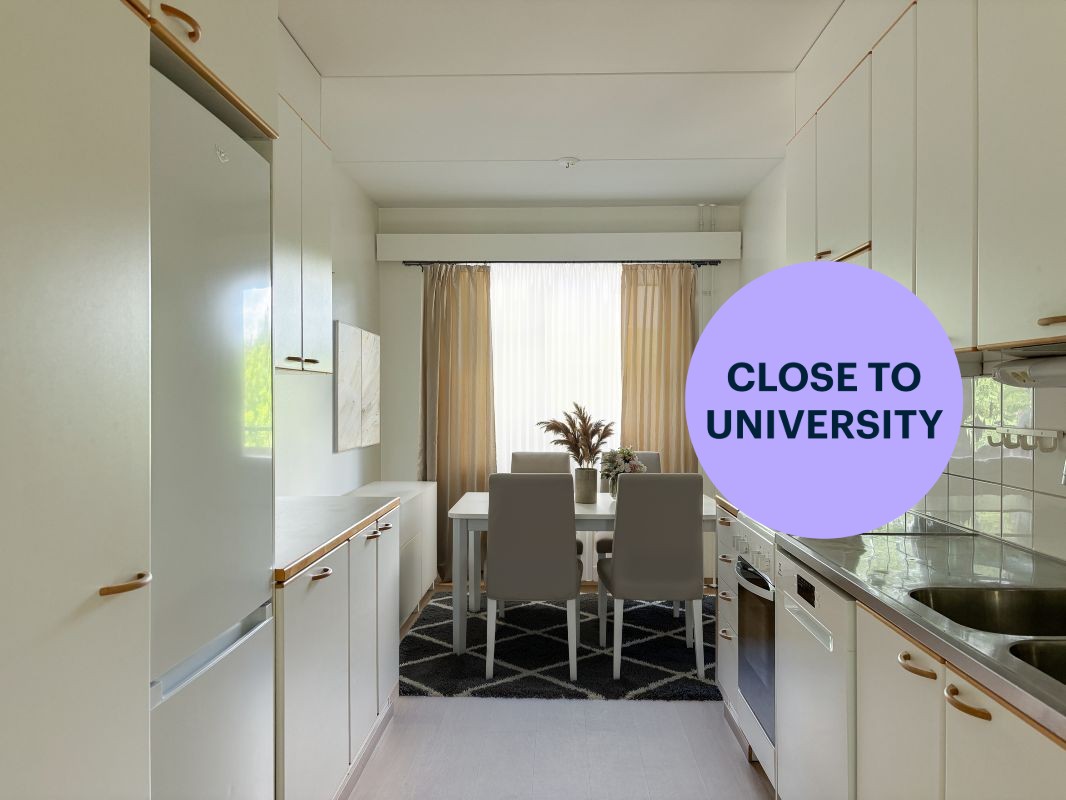 Virtuaalisisustettu - 1-bedroom apartment, Oulu, Toppila