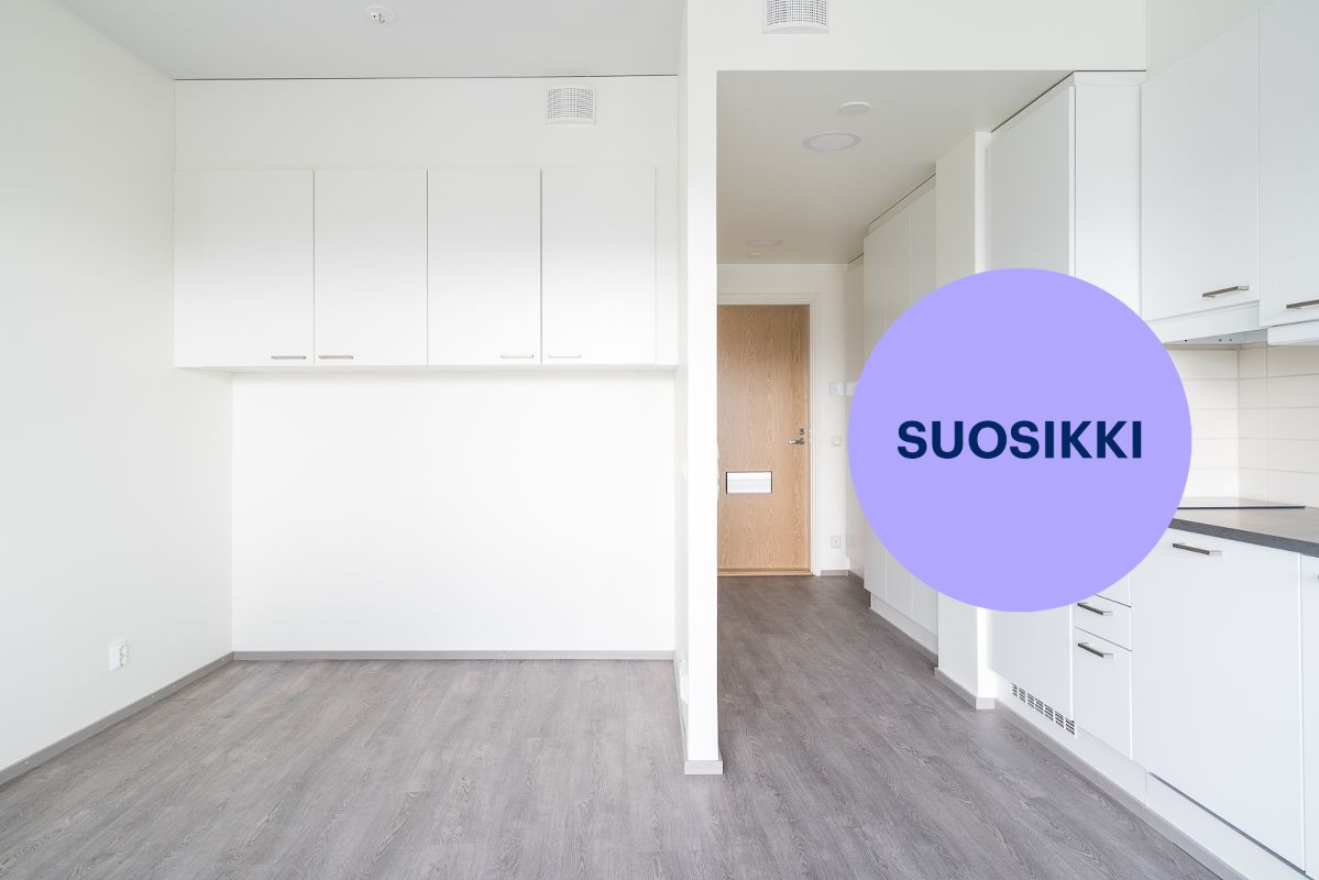Mallikuva vastaavasta peilikuva asunnosta. - Yksiö, Espoo, Vermonniitty