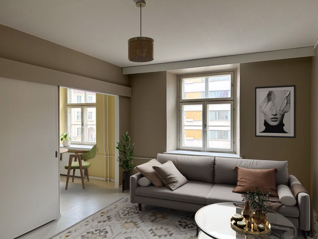 Virtuaalikalustettu - Studio, Helsinki, Vallila