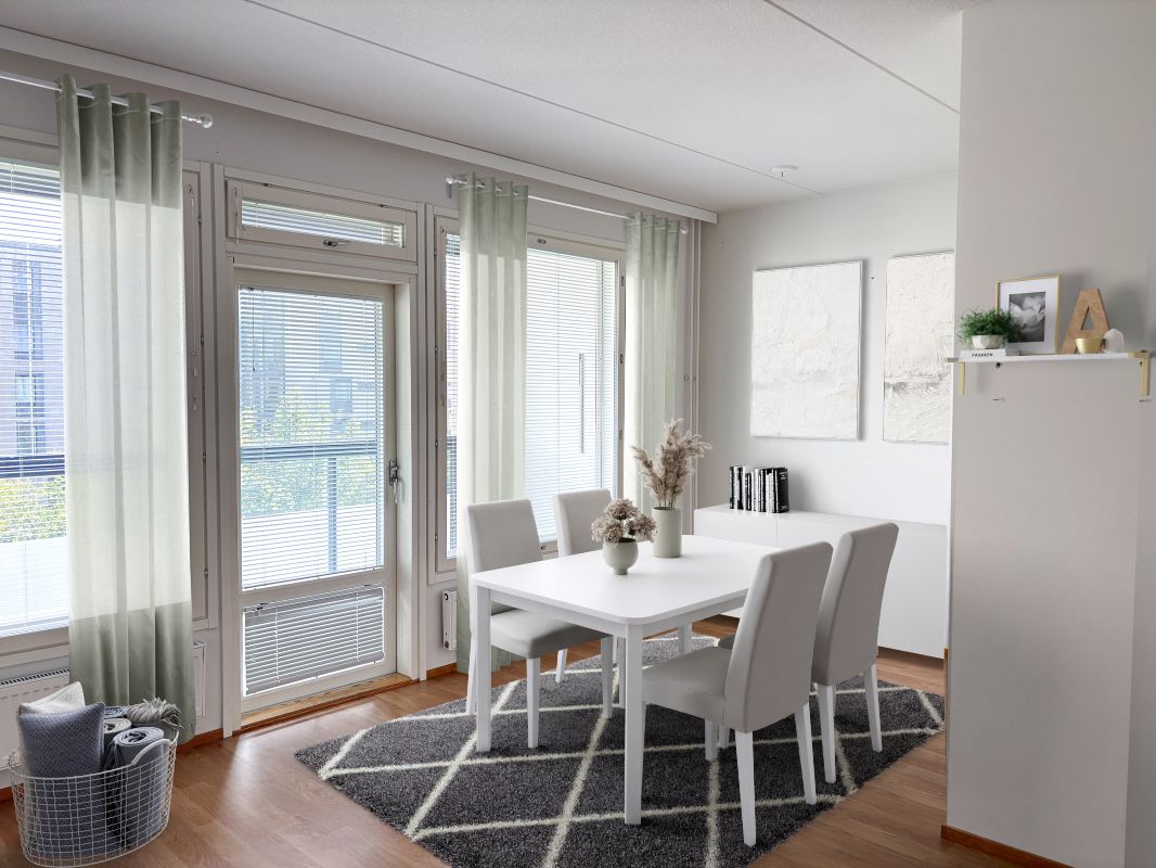 Kuva on virtuaalisesti sisustettu. - Neliö, Helsinki, Vuosaari