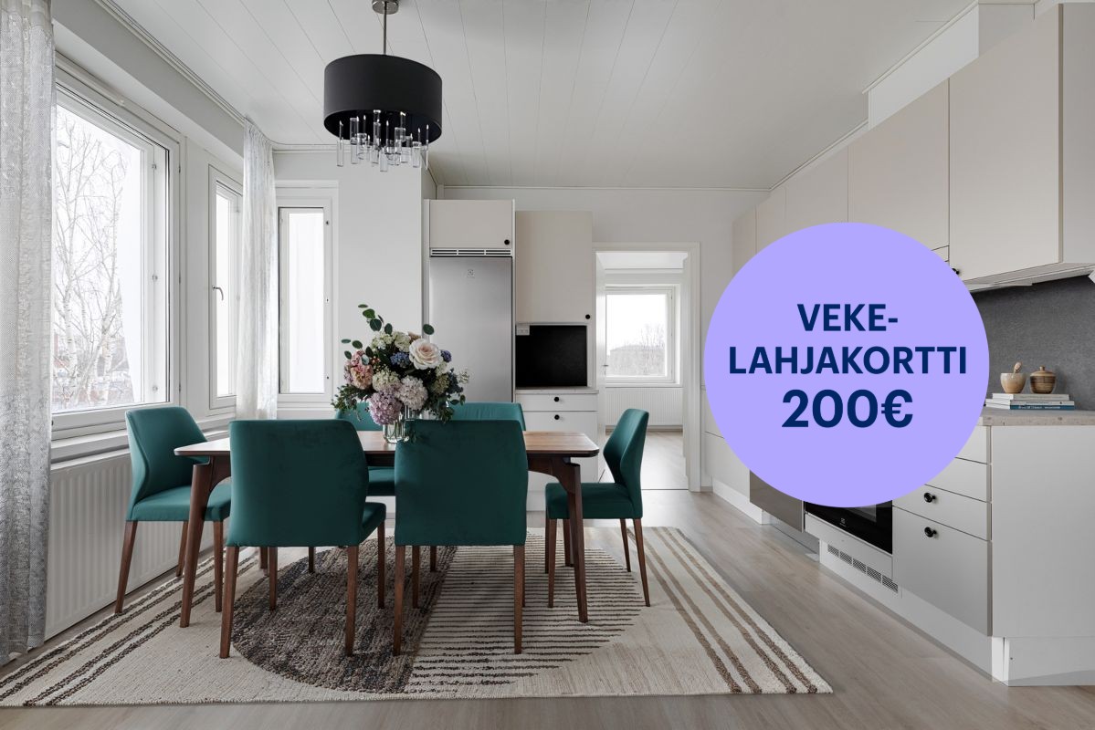 Kuva on virtuaalisesti sisustettu. - Kolmio, Turku, Keskusta
