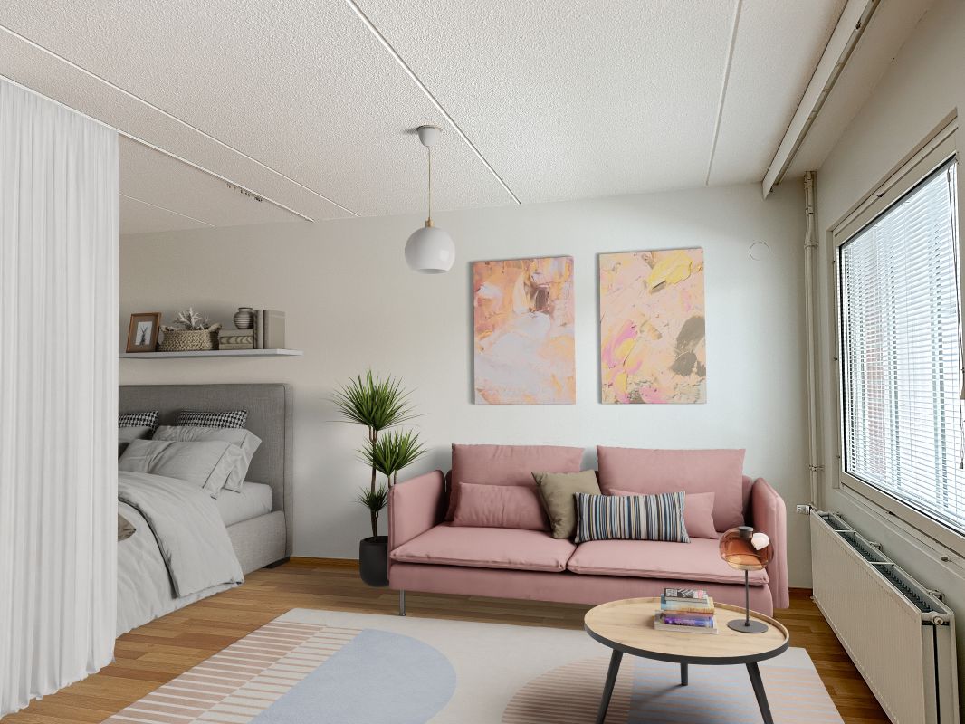Virtuaalikalustettu - Yksiö, Kerava, Savio