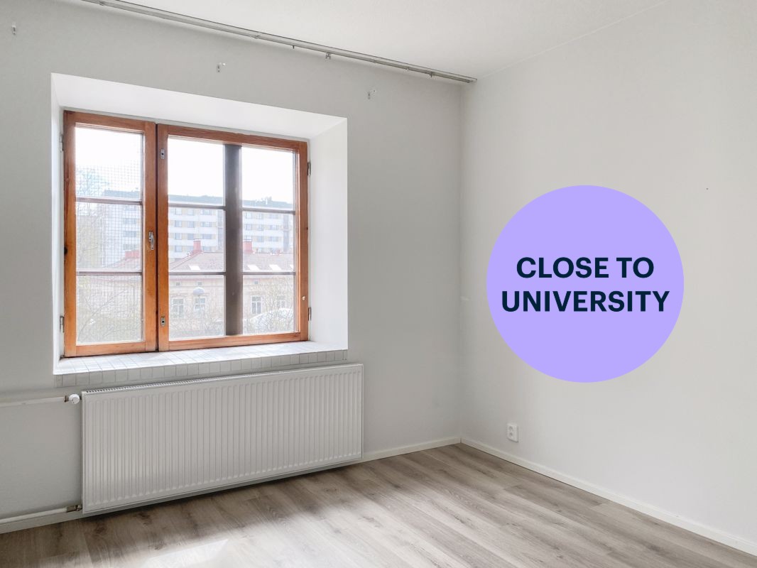 1 bedroom, Turku, Keskusta
