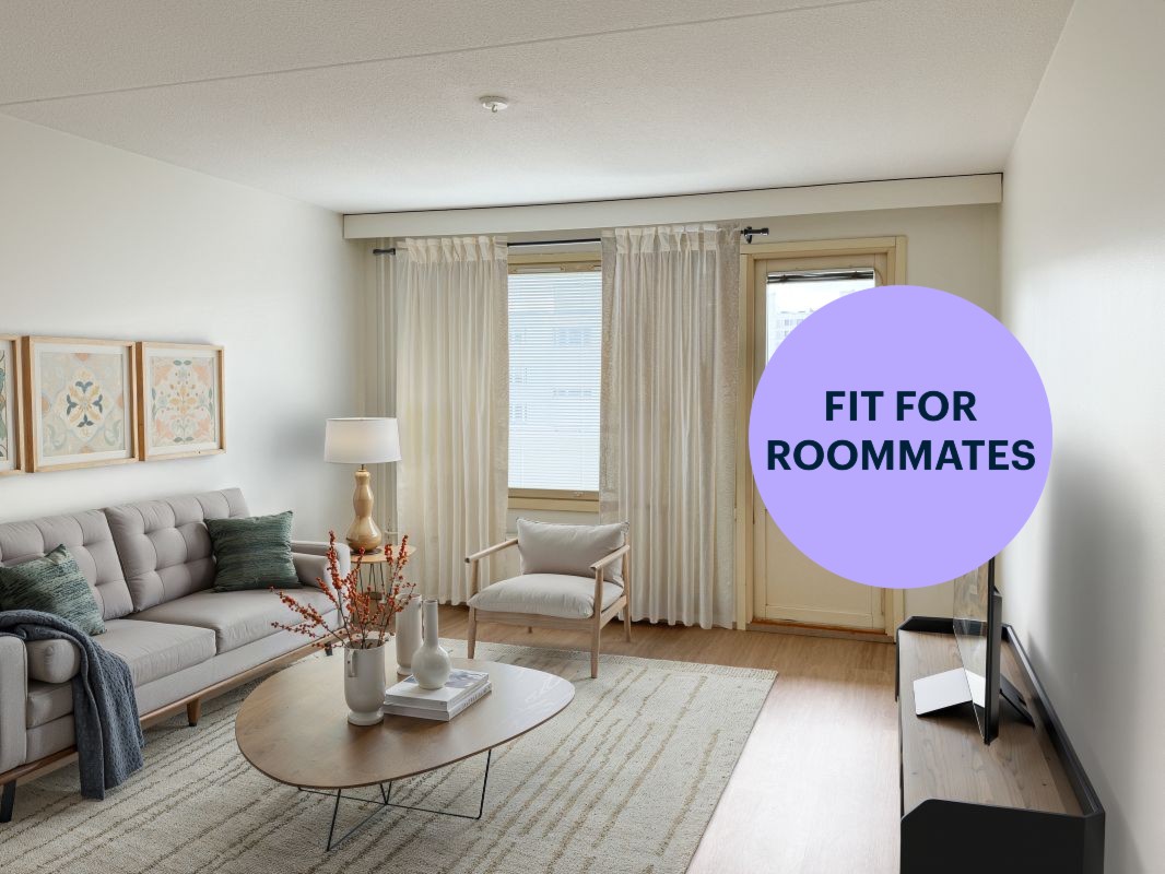 Virtuaalisisustettu - 1 bedroom, Tampere, Hervanta