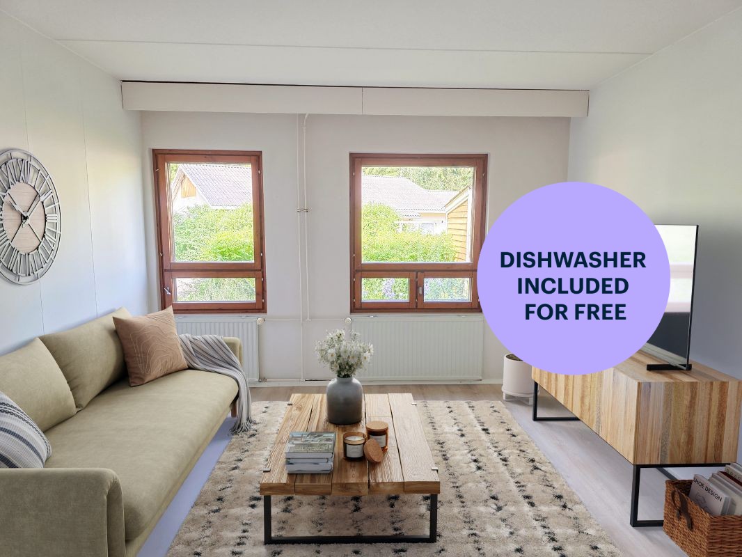 Virtuaalisisustettu - 1-bedroom apartment, Järvenpää, Jamppa