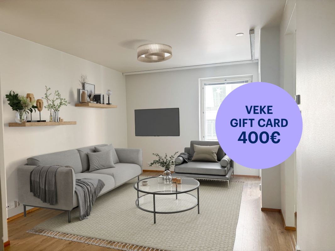 Virtuaalisisustettu - 1-bedroom apartment, Helsinki, Jätkäsaari