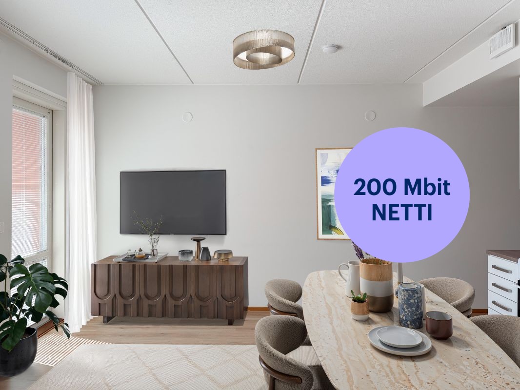 Kuva virtuaalisisustettu. - Kaksio, Vantaa, Leinelä