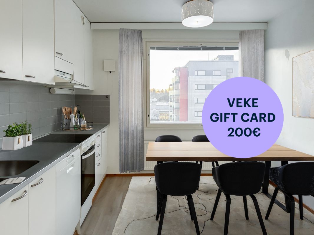 Kuva on virtuaalisesti sisustettu. - 1-bedroom apartment, Espoo, Espoon keskus