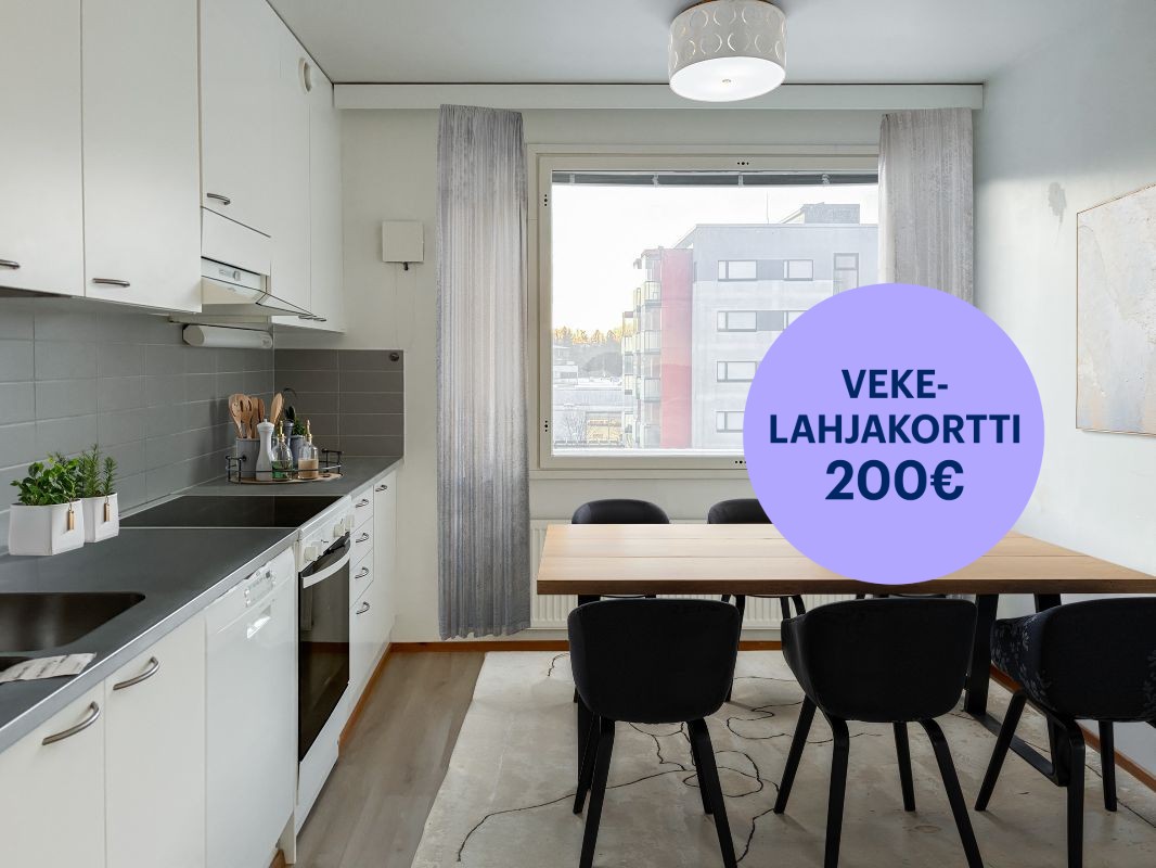 Kuva on virtuaalisesti sisustettu. - Kaksio, Espoo, Espoon keskus