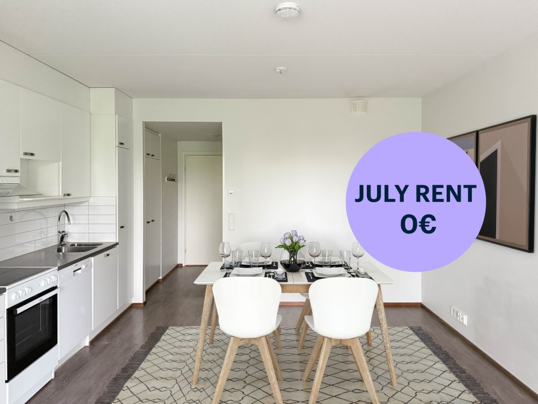 Virtuaalisisustettu - 1-bedroom apartment, Lahti, Hennala