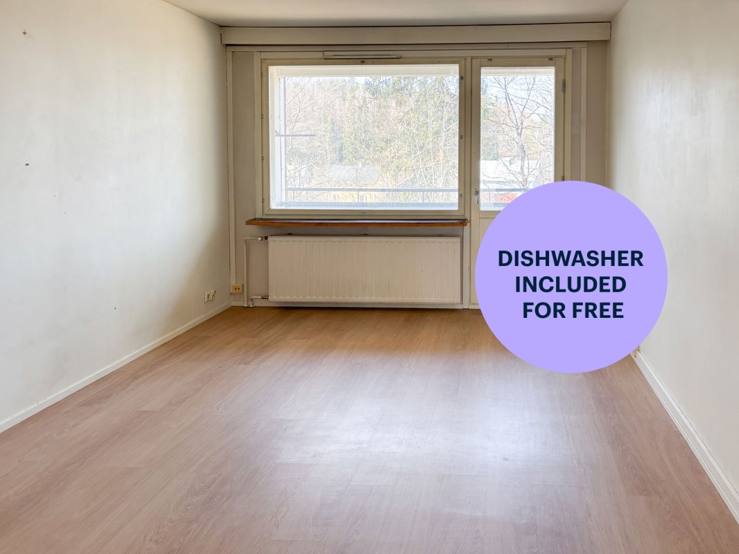1-bedroom apartment, Riihimäki, Hirsimäki