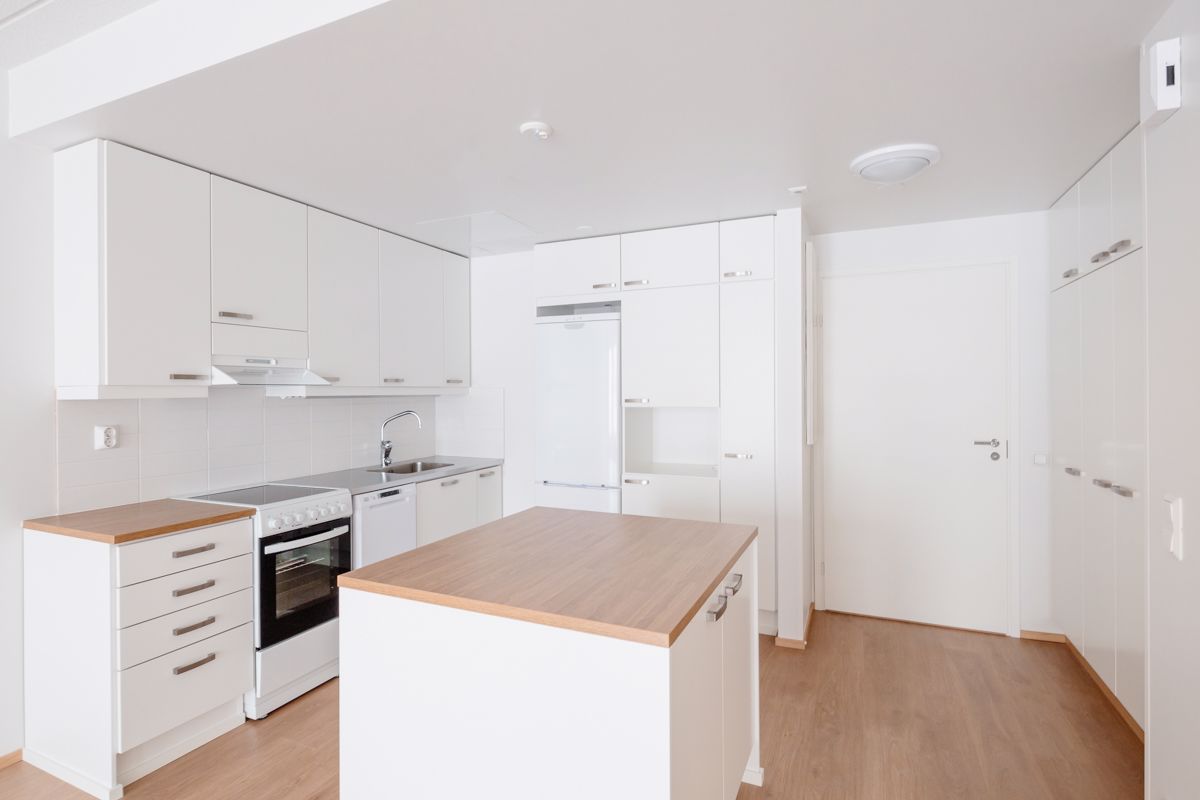 Esimerkki keittiön materiaaleista. - 1-bedroom apartment, Vantaa, Tikkurila