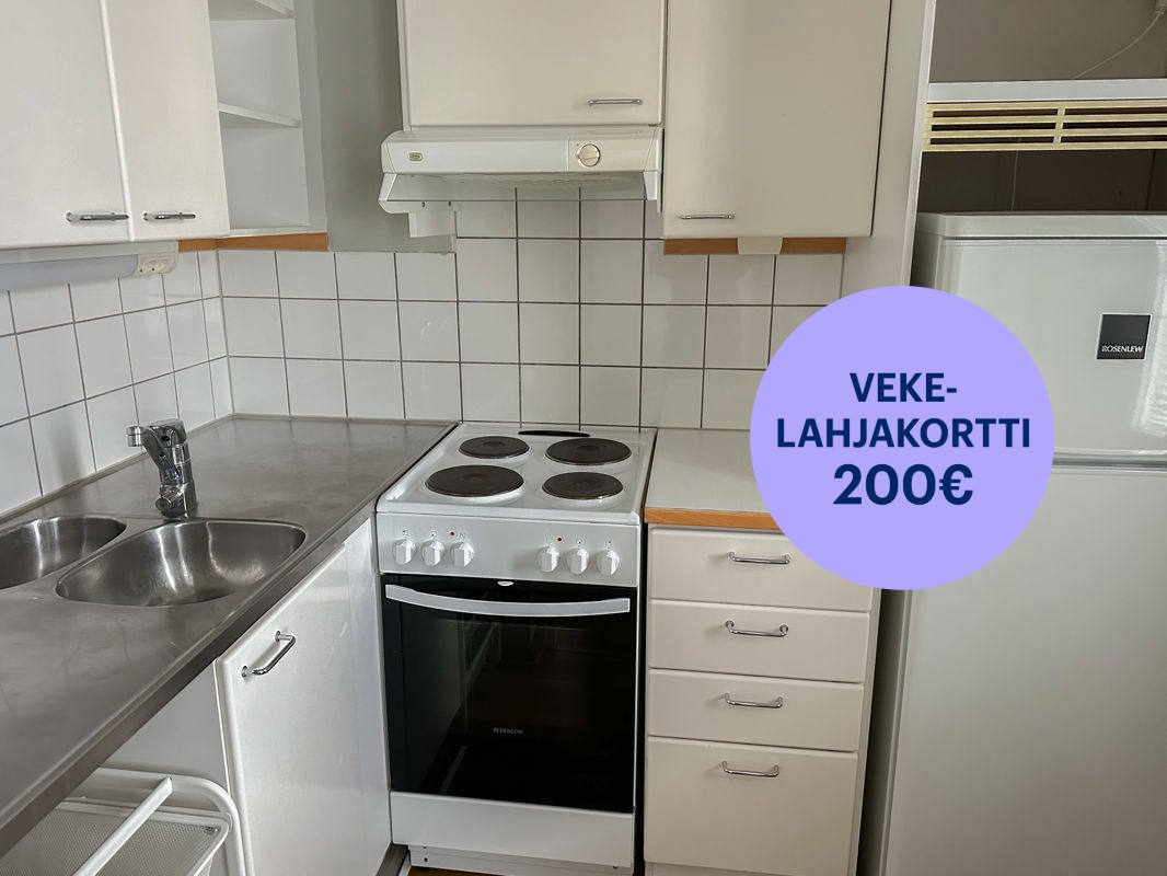 Kuvat on otettu ennen pintaremonttia. - Yksiö, Vantaa, Simonkylä