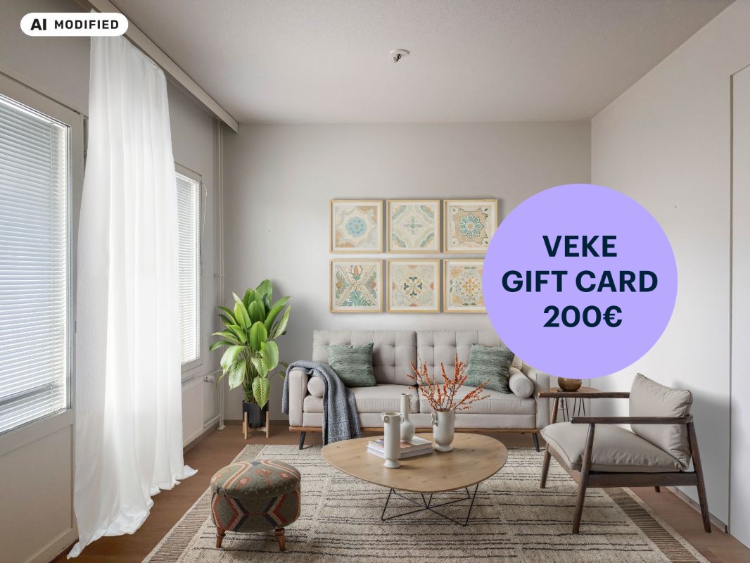 Sisustettu tekoälyn avulla - 1-bedroom apartment, Tampere, Härmälä