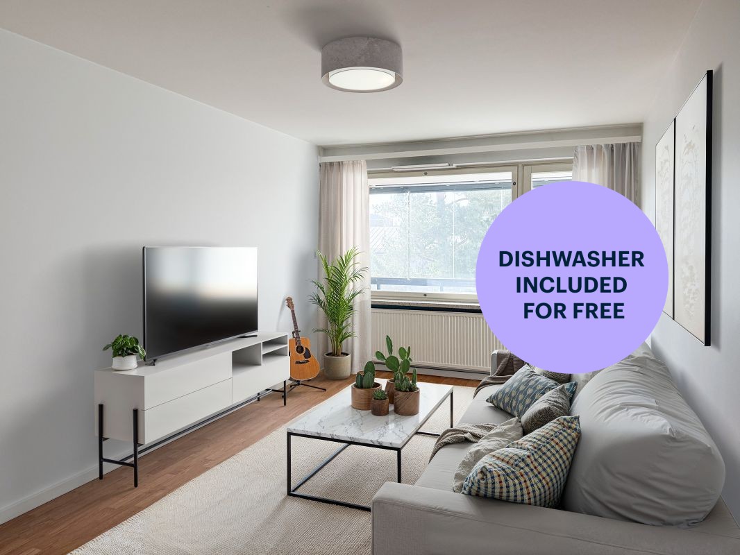 Kuva virtuaalisisustettu. - 1-bedroom apartment, Helsinki, Haaga