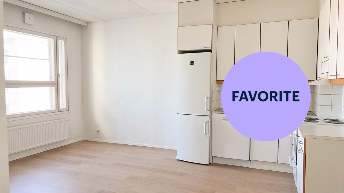 1-bedroom apartment, Jyväskylä, Suuruspää