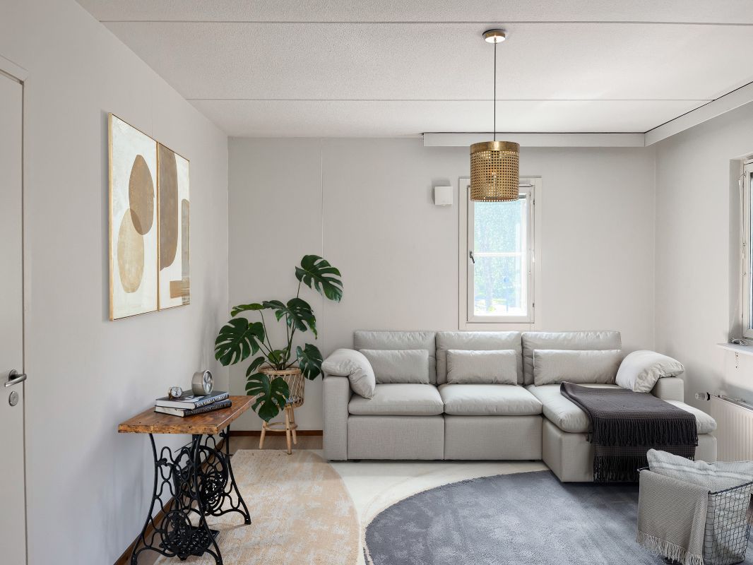 Kuva on virtuaalisesti sisustettu. - 1-bedroom apartment, Helsinki, Mellunkylä