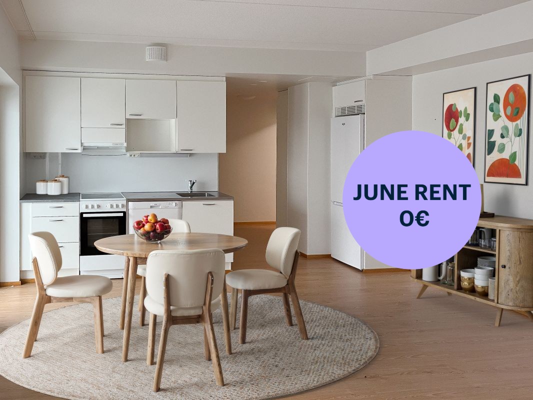 Kuva on virtuaalisesti sisustettu. - 1 bedroom, Helsinki, Kontula