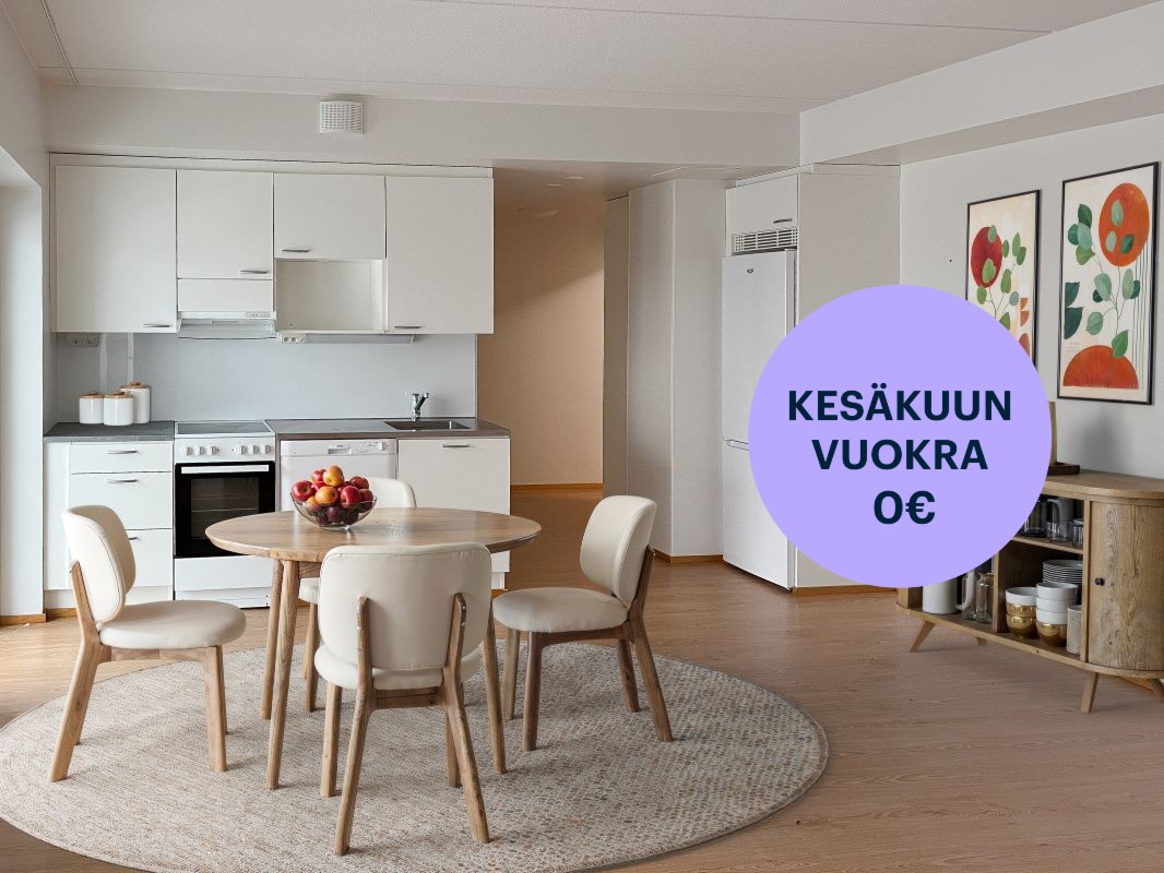 Kuva on virtuaalisesti sisustettu. - Kaksio, Helsinki, Kontula