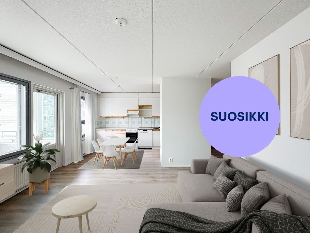 Virtuaalisisustettu - Kaksio, Turku, Majakkaranta
