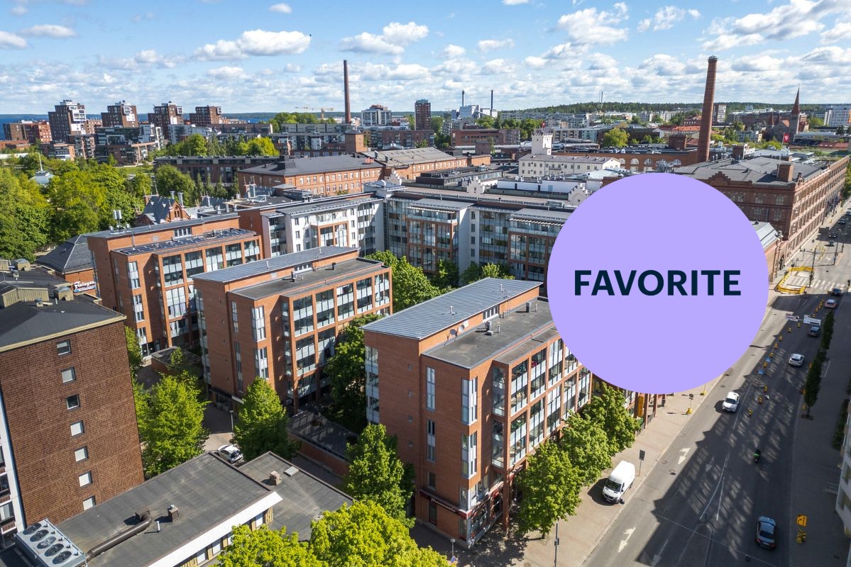 1-bedroom apartment, Tampere, Keskusta