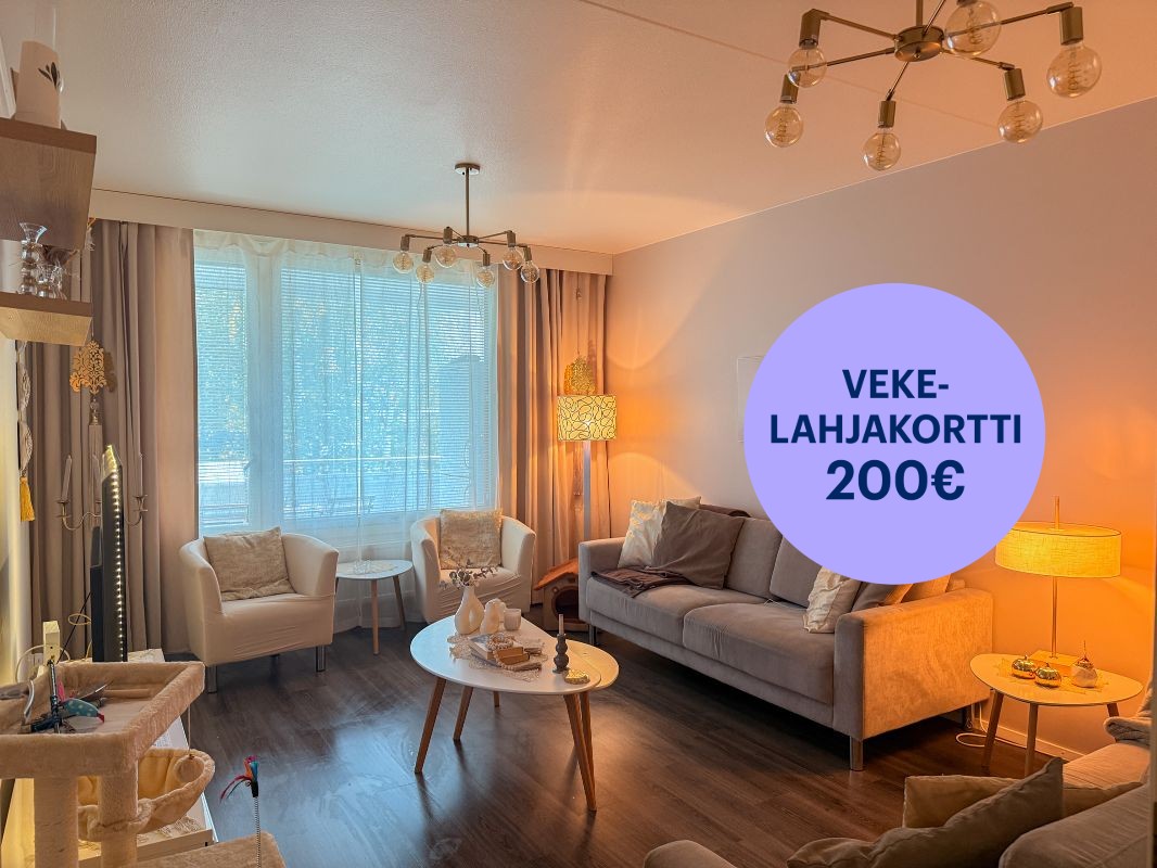 Kuva on asutusta asunnosta. Asunto vuokrataan kalustamattomana. - Kolmio, Lahti, Kerinkallio