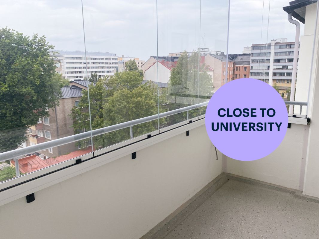 1 bedroom, Turku, Keskusta