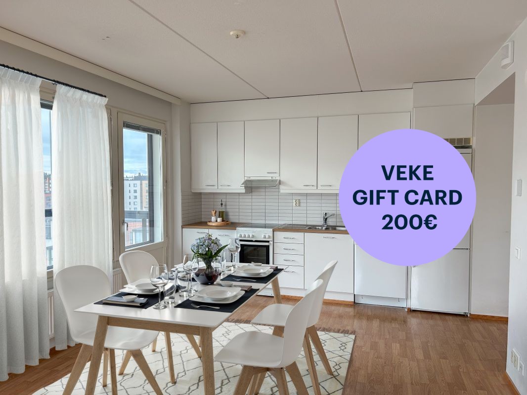 Kuva on virtuaalisesti sisustettu. - 1-bedroom apartment, Järvenpää, Pajala