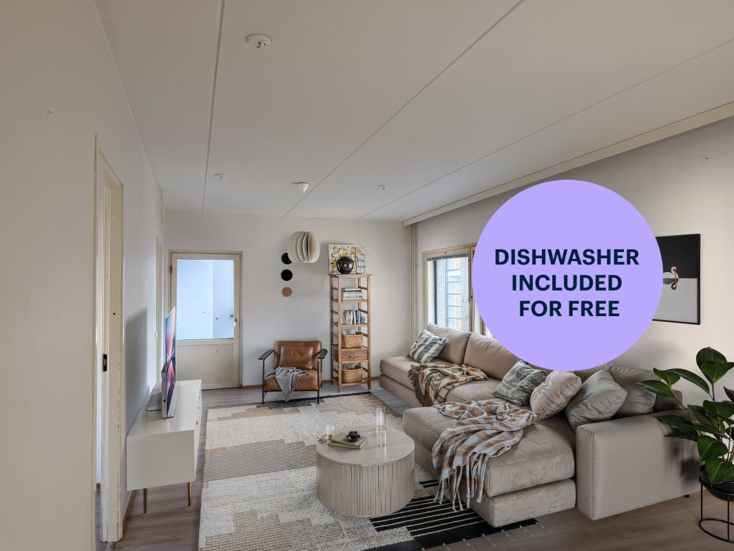 Virtuaalikalustettu - 3 bedrooms, Helsinki, Herttoniemi