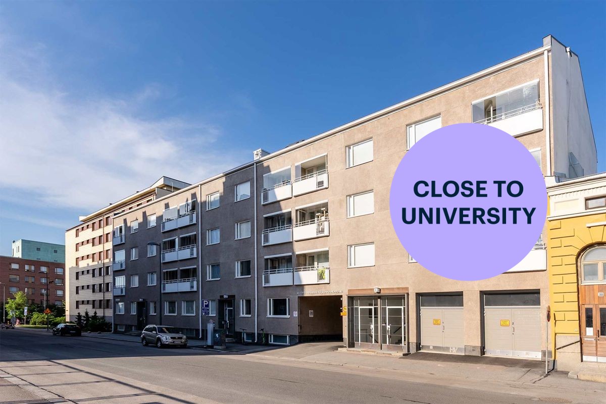 1-bedroom apartment, Tampere, Keskusta