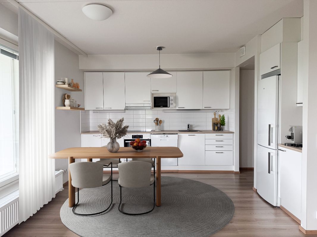Kuva on virtuaalisesti sisustettu - 2 bedrooms, Helsinki, Munkkivuori