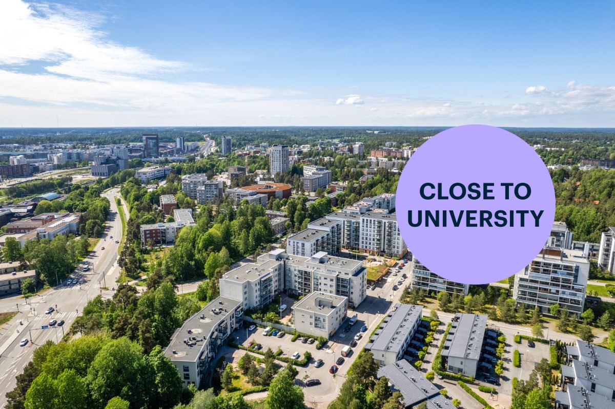 1-bedroom apartment, Espoo, Leppävaara